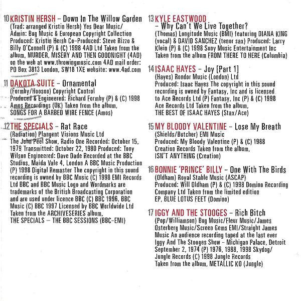 Various : Unconditionally Guaranteed 1 Feb 99 (Uncut's Guide To The Month's Best Music) (CD, Comp, Promo)