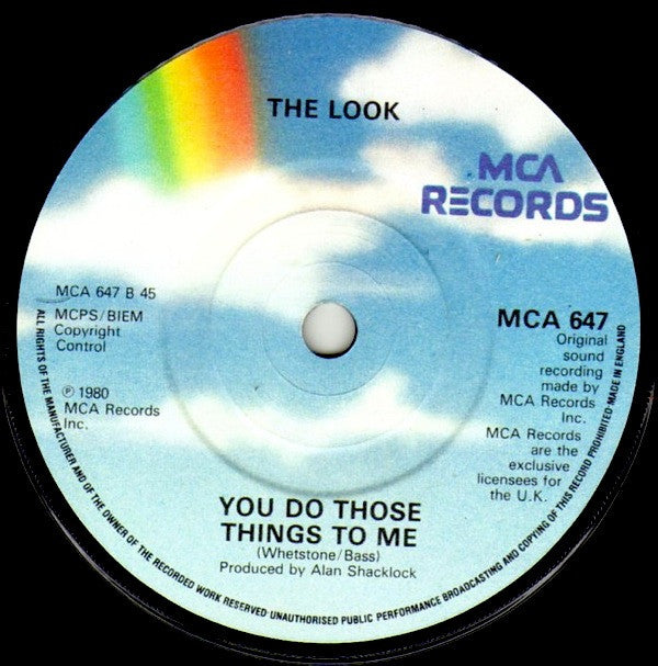 The Look (2) : I Am The Beat (7", Single, Blu)