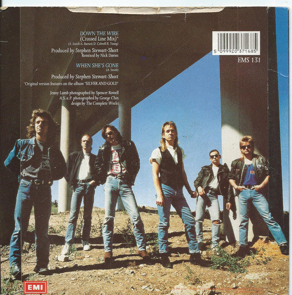 Adrian Smith And Project : Down The Wire (7")