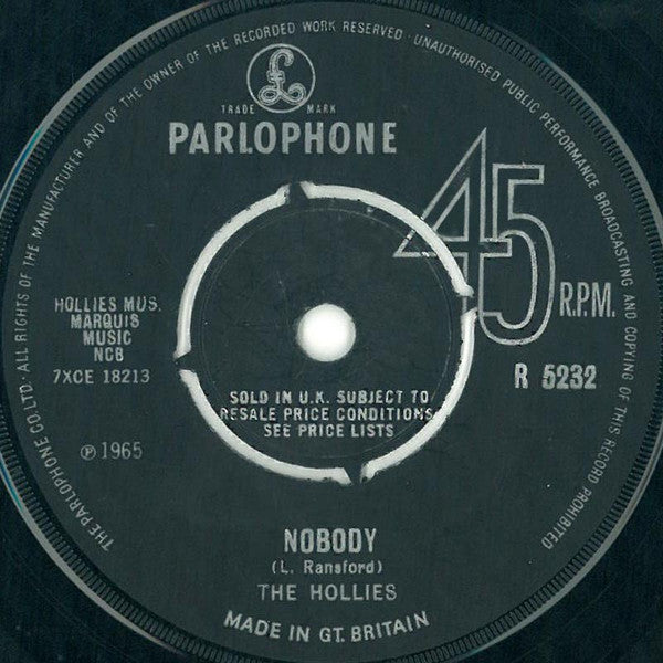 The Hollies : Yes I Will (7", Single)