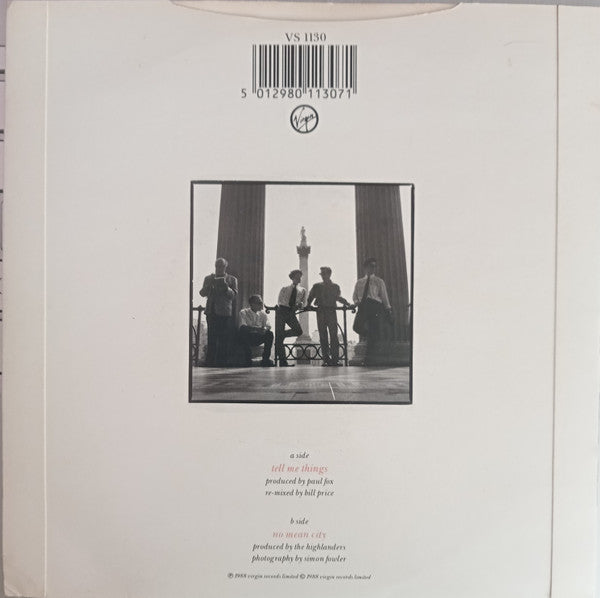 The Highlanders : Tell Me Things (7")