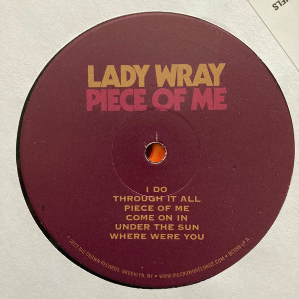 Lady Wray : Piece Of Me (LP, Album)