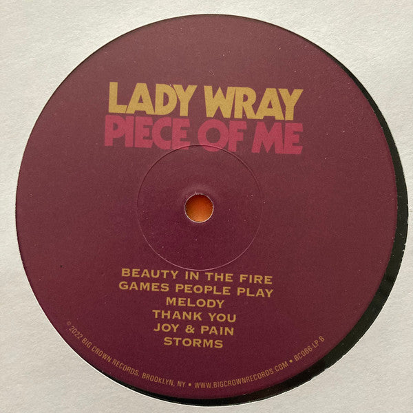 Lady Wray : Piece Of Me (LP, Album)