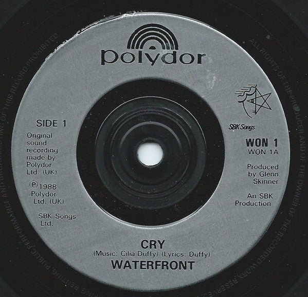 Waterfront (2) : Cry (7", Single)