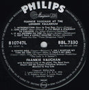 Frankie Vaughan : At The London Palladium (LP, Album, Mono)