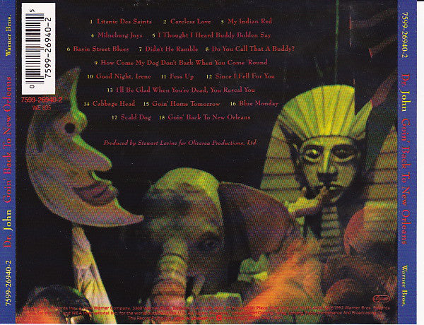 Dr. John : Goin' Back To New Orleans (CD, Album)