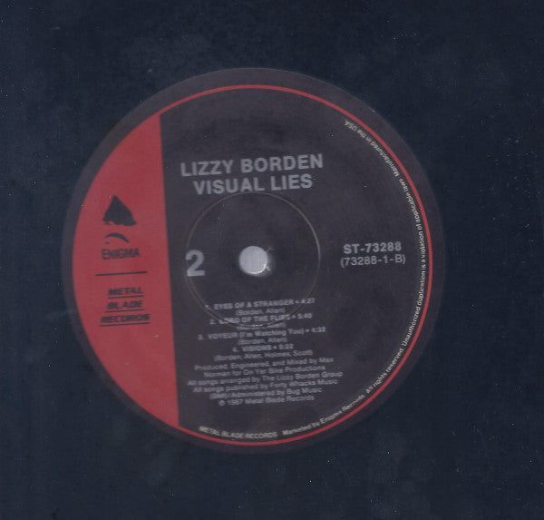 Lizzy Borden : Visual Lies (LP, Album)