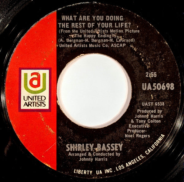 Shirley Bassey : Something / 	What Are You Doing The Rest Of Your Life? (7", Single, Styrene)