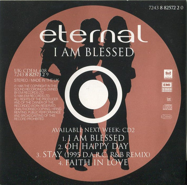 Eternal (2) : I Am Blessed (CD, Single, CD1)
