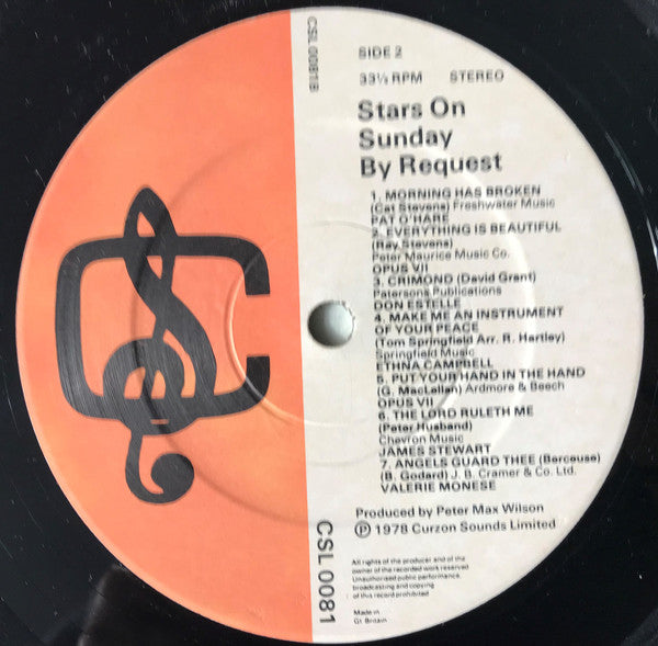 Various : Stars On Sunday By Request (LP, Comp)