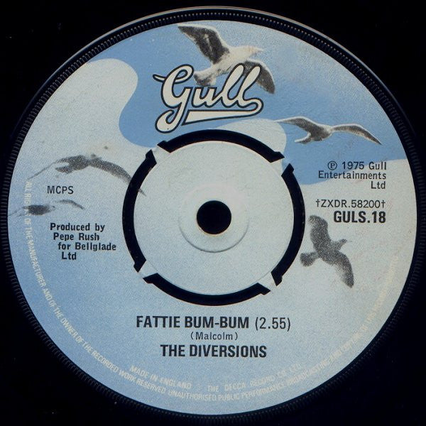 The Diversions : Fattie Bum-Bum (7", Single)