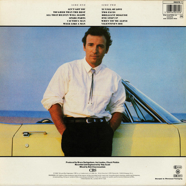 Bruce Springsteen : Tunnel Of Love (LP, Album)