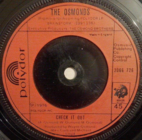 The Osmonds : I Can't Live A Dream (7")
