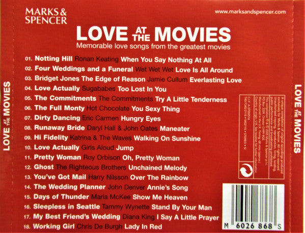 Various : Love At The Movies (CD, Comp)
