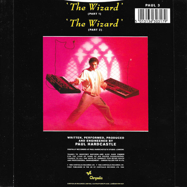 Paul Hardcastle : The Wizard (The Theme From Top Of The Pops) (7", Single, Pap)