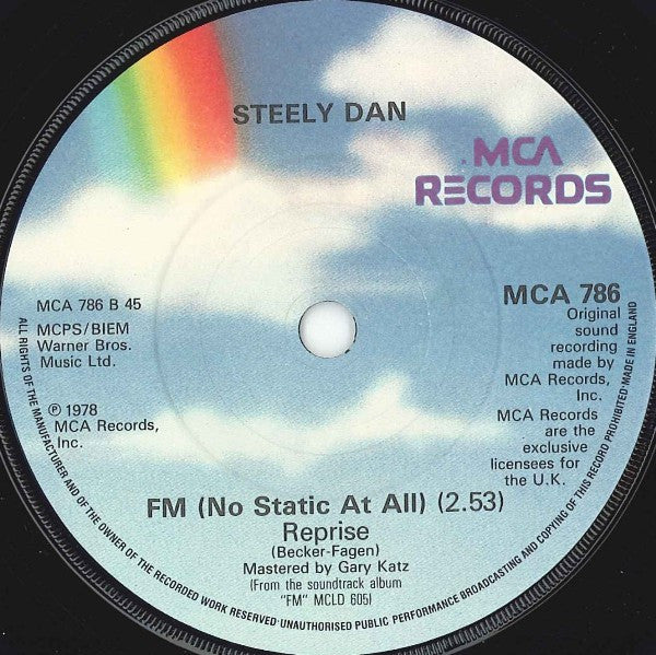 Steely Dan : FM (7", Single, RE)