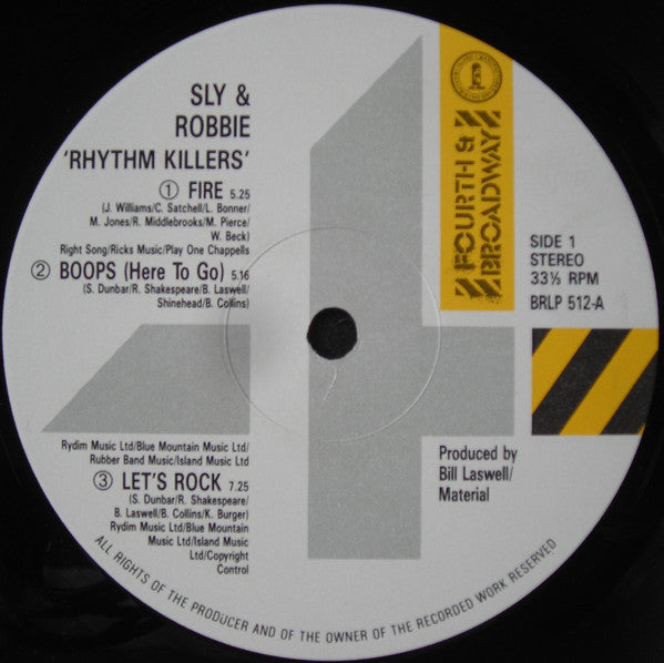 Sly & Robbie : Rhythm Killers (LP, Album)