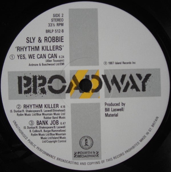 Sly & Robbie : Rhythm Killers (LP, Album)