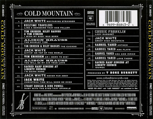 Various : Cold Mountain (Music From The Miramax Motion Picture) (CD, Album)