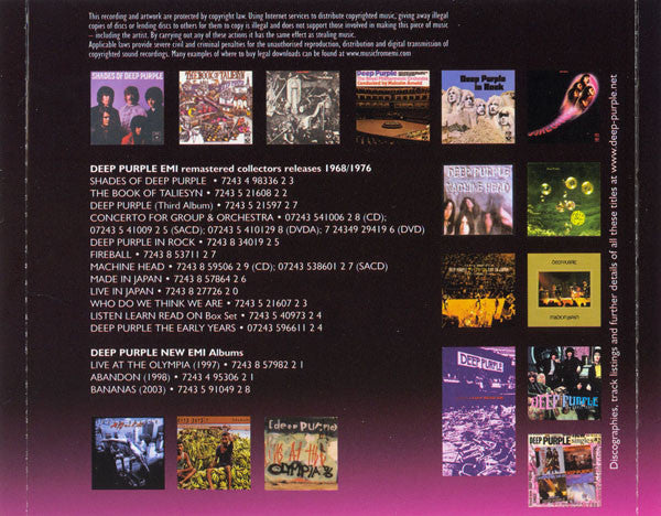 Deep Purple : Burn (CD, Album, RE, RM, 30t)
