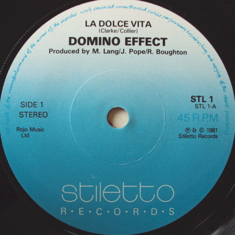 Domino Effect : La Dolce Vita (7", Single)