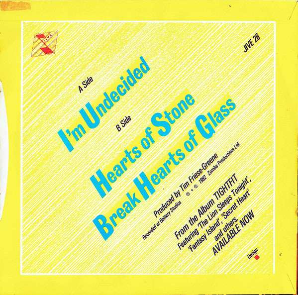 Tight Fit : I'm Undecided (7", Single)