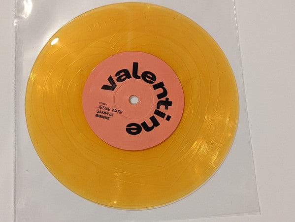 Jessie Ware . Sampha : Valentine (7", S/Sided, Single, Etch, Ltd, RE, Amb)