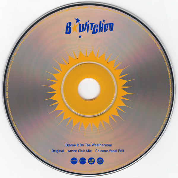 B*Witched : Blame It On The Weatherman (CD, Single)