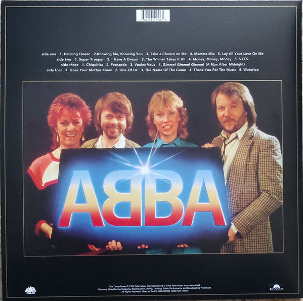 ABBA : Gold (Greatest Hits) (2xLP, Comp, RE, RM)
