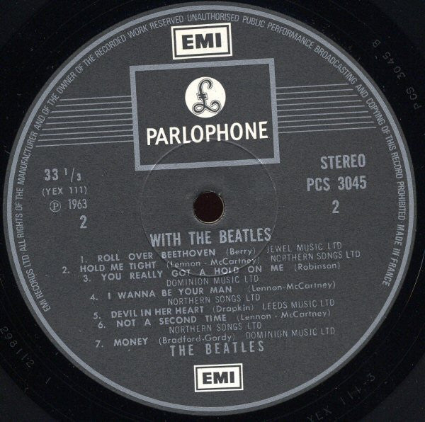 The Beatles : With The Beatles (LP, Album, RE, Fre)