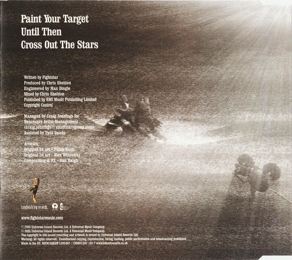 Fightstar : Paint Your Target (CD, Single)