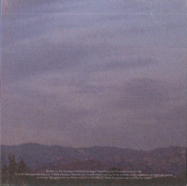The Subways : Alright (CD, Single, Promo)