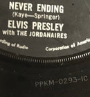 Elvis Presley With The Jordanaires : Such A Night (7", Single)