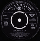 Elvis Presley With The Jordanaires : All That I Am (7", Single)