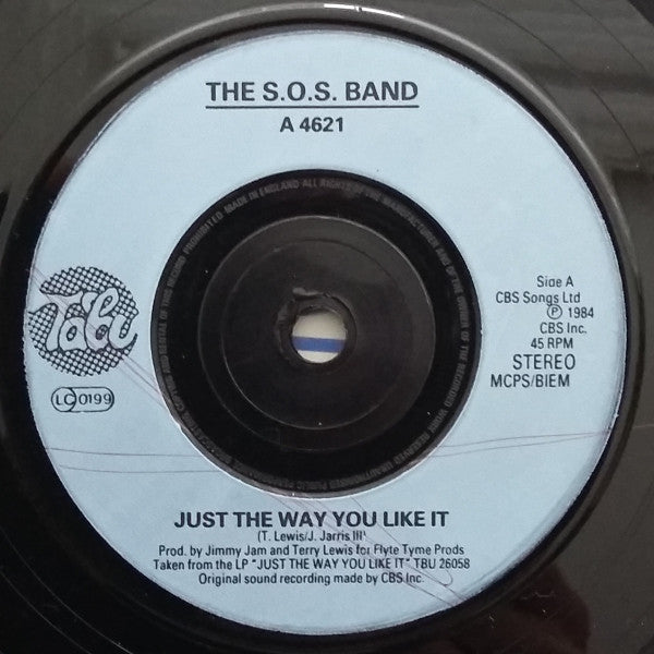 The S.O.S. Band : Just The Way You Like It (7", Single, Inj)