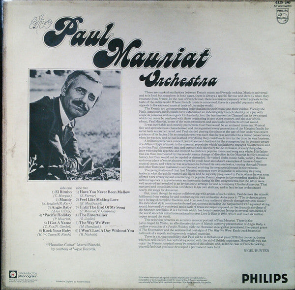 Paul Mauriat Orchestra* : The Paul Mauriat Orchestra (LP)