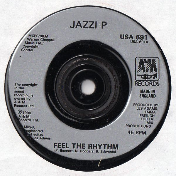 Jazzi P : Feel The Rhythm (7", Sil)