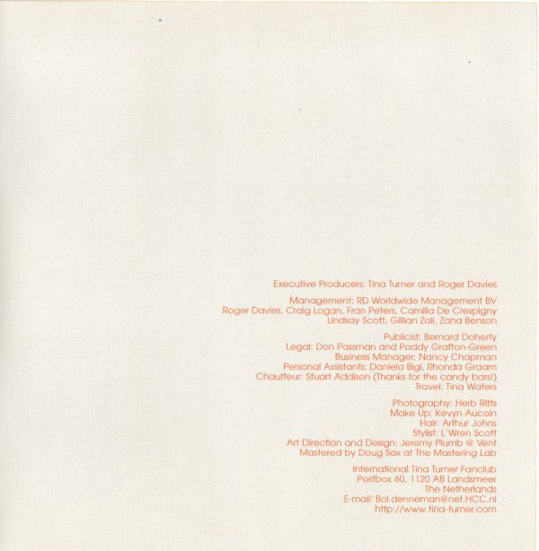 Tina* : Twenty Four Seven (CD, Album)