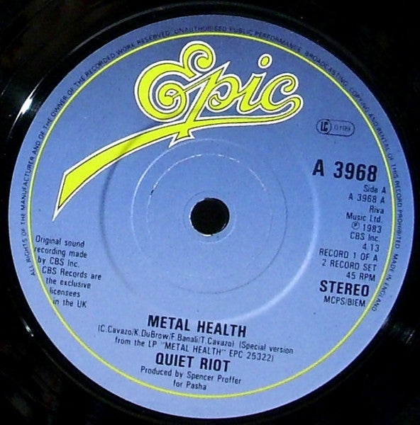 Quiet Riot : Metal Health (Special 4-Track Tour Edition) (2x7", EP, Single, Gat)