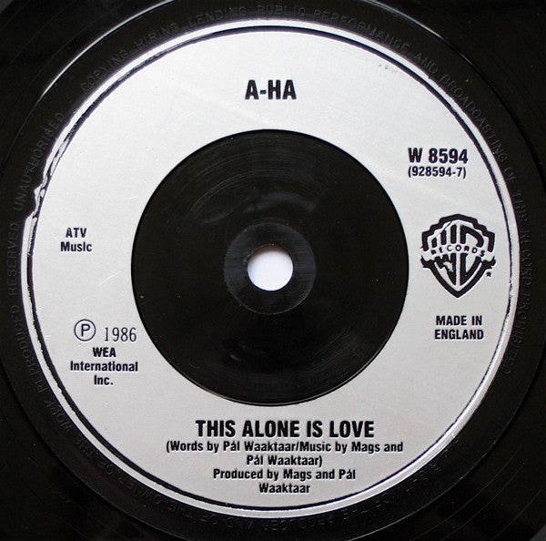 a-ha : I've Been Losing You (7", Single, Sil)