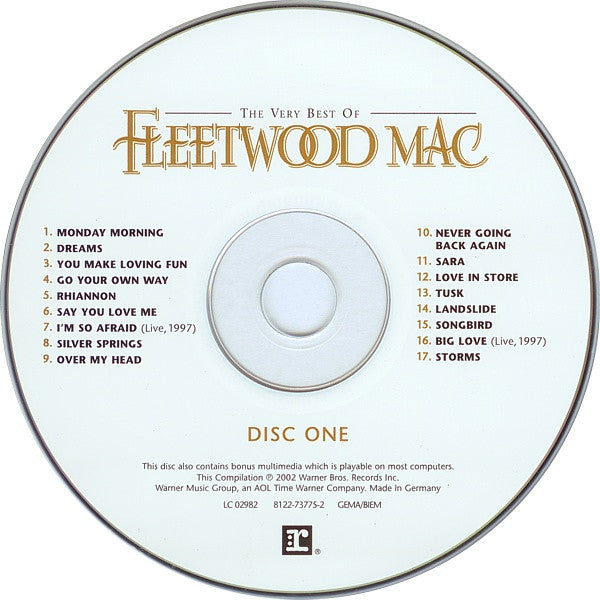 Fleetwood Mac : The Very Best Of Fleetwood Mac (2xCD, Comp, Enh, RE, RM, Sli)