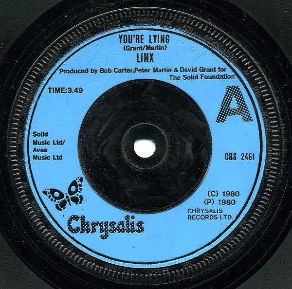 Linx : You're Lying (7", Single)