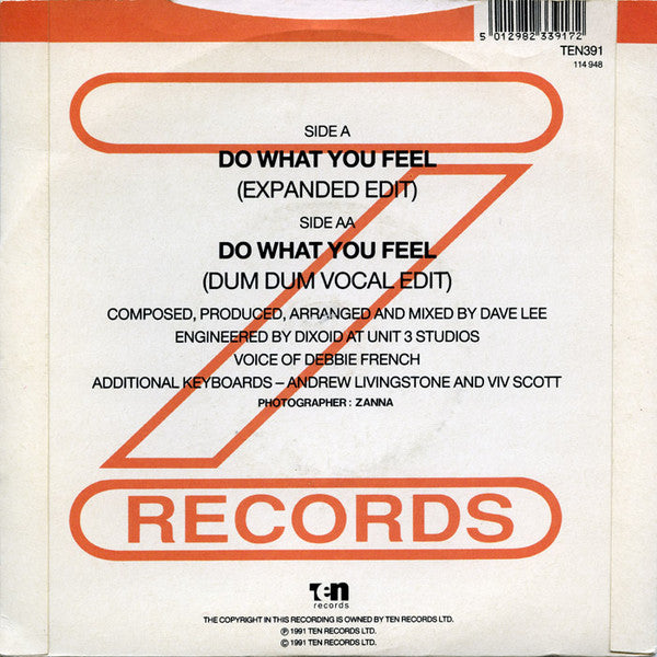 Joey Negro : Do What You Feel (7", Single)