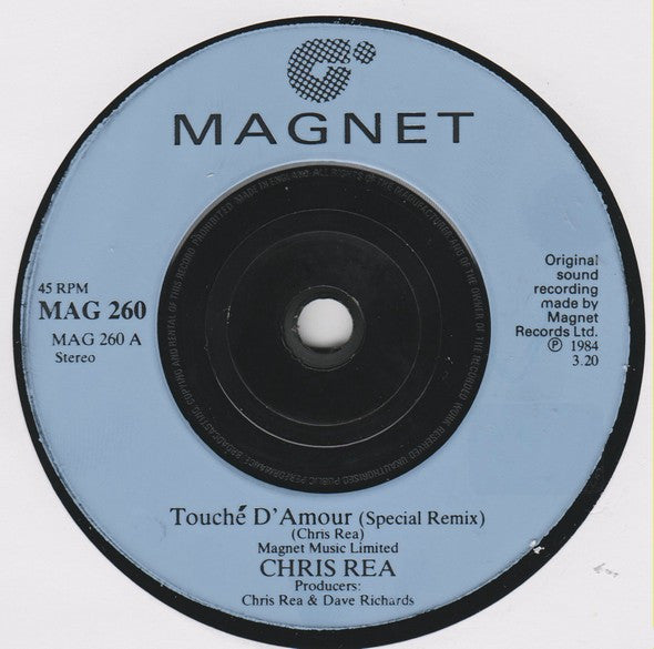 Chris Rea : Touché D'Amour (7")