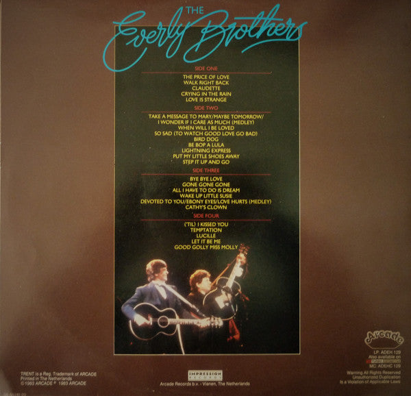 The Everly Brothers* : Reunion Concert (Recorded Live At The Albert Hall September 23rd 1983) (2xLP, Album, Gat)