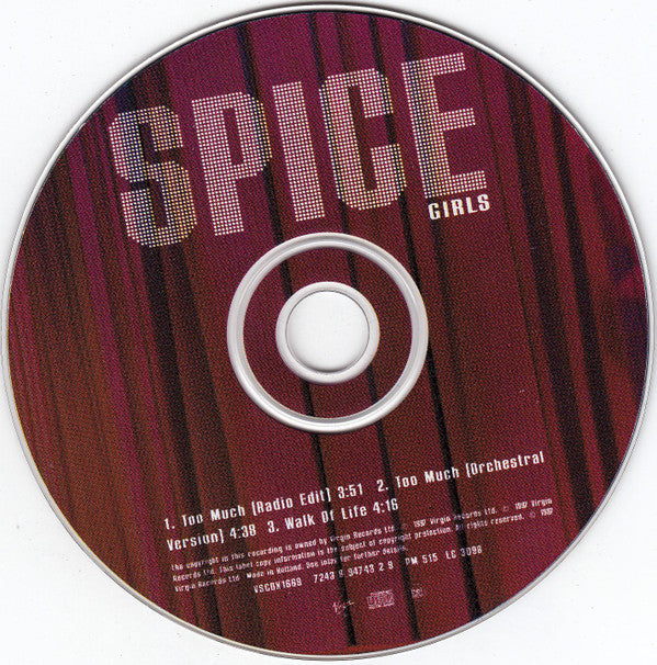 Spice Girls : Too Much (CD, Single, CD2)