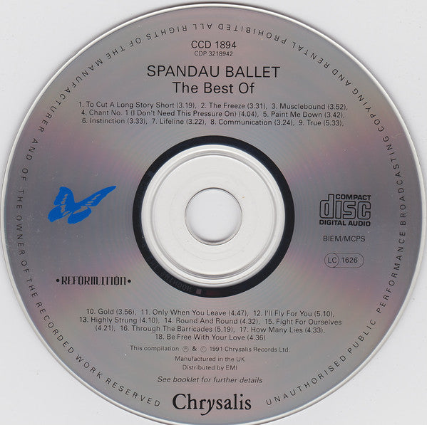 Spandau Ballet : The Best Of Spandau Ballet (CD, Comp)