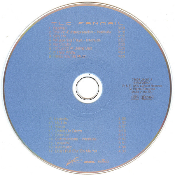 TLC : Fanmail (CD, Album, Ltd, Len)