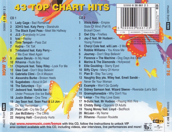 Various : Now That's What I Call Music! 75 (2xCD, Comp)