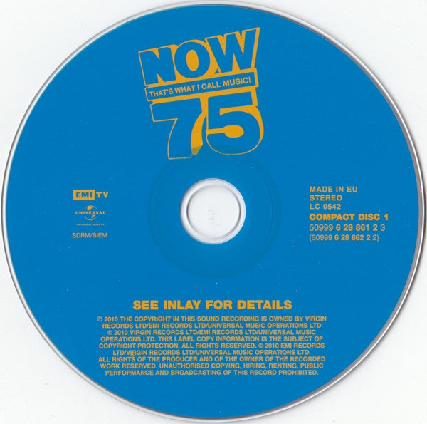 Various : Now That's What I Call Music! 75 (2xCD, Comp)